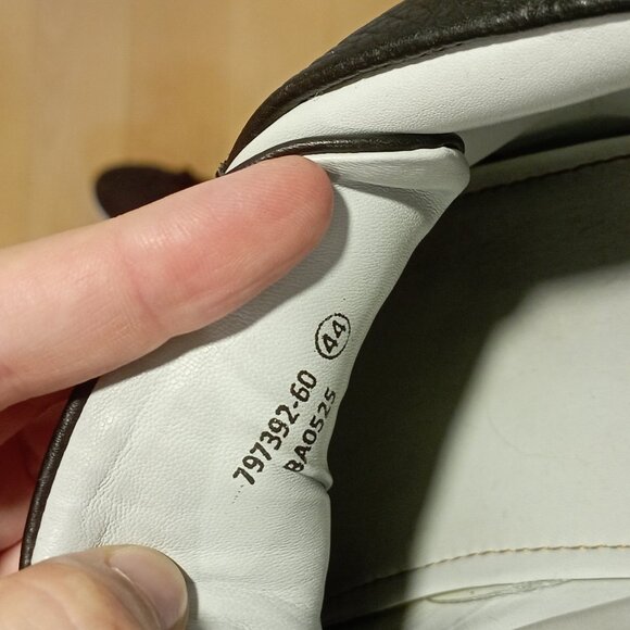 Chevignon leather black shoes 10,5 or 44 - Picture 3 of 4